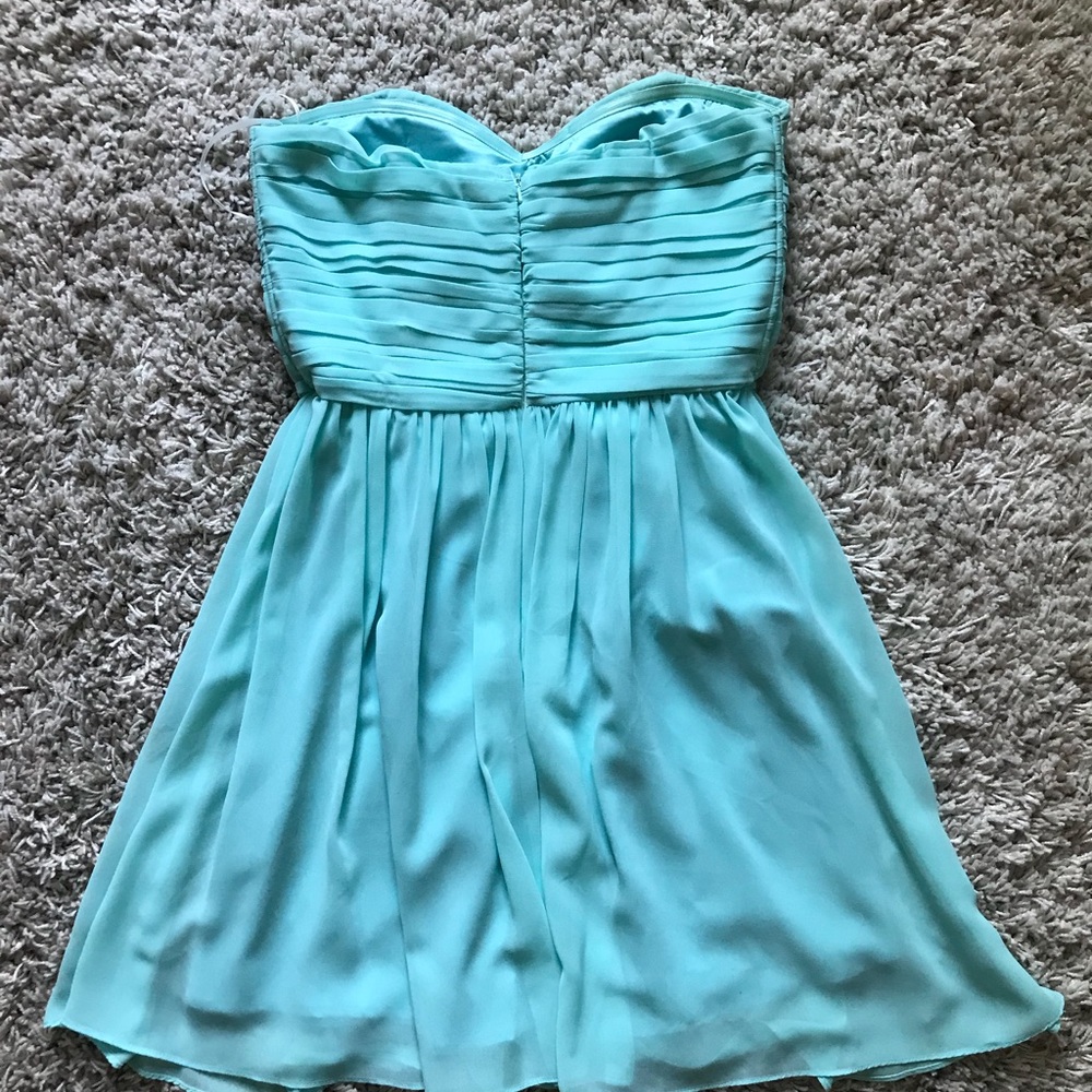 Bridesmaid dress or teal wedding guest dress - Picture 3 of 6